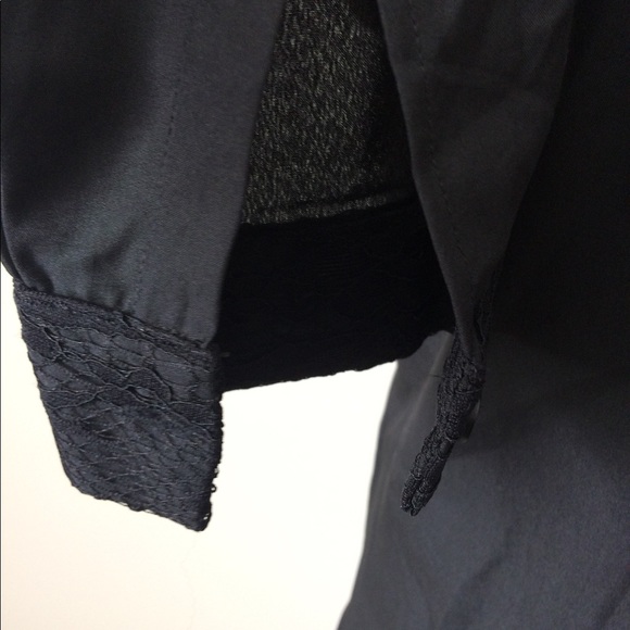 Kas Designs Black Lace Panel shirt - Picture 3 of 6